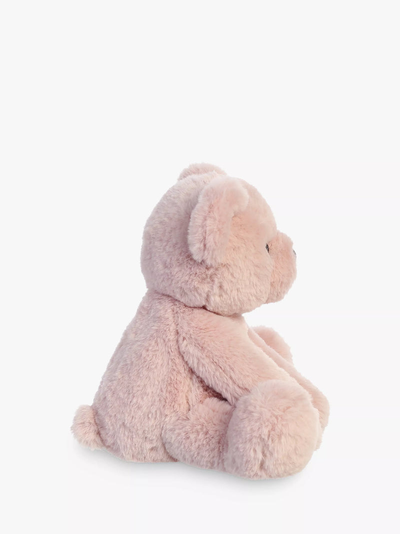 Aurora World Avery Bear dusty pink plush teddy, UK version