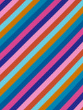 Harlequin Sherbet Stripe fabric in rainbow diagonal stripes (British brand)