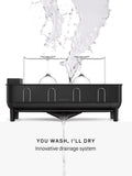 Simplehuman steel frame dish rack matte black - British product