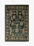 John Lewis Oushak wool rug in green - British product