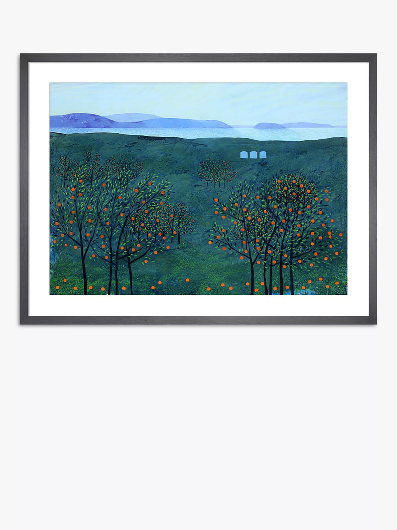 John Lewis framed print Orange Grove 60x80cm, imported from the UK