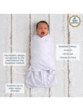 HALO SleepSack swaddle baby sleeping bag 1.5 Tog, imported from the UK