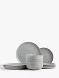 John Lewis ANYDAY Craft Speckle Glaze Dinnerware Set, 12 Piece