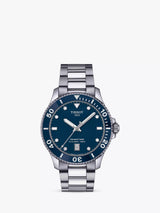 John Lewis Tissot Men's Seastar 1000 Quartz Bracelet Watch 40mm Silver- Buy online at McGrocer