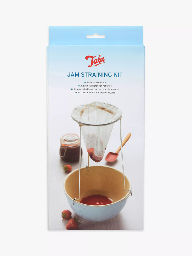 Tala stainless steel jam strainer and jelly bag kit - British product