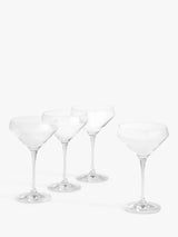 John Lewis John Lewis Studio Coupe Cocktail Glass Set of 4 240ml Clear- Buy online at McGrocer