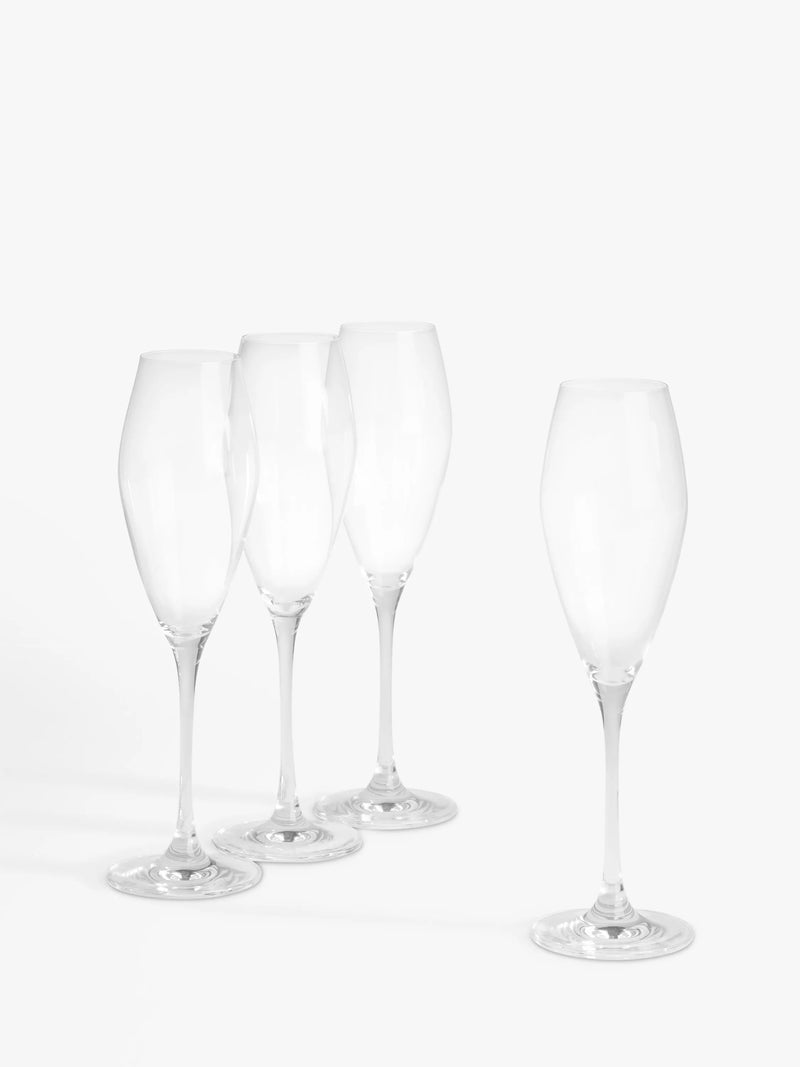 John Lewis Prosecco Glass set 4 270ml imported from the UK