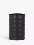 John Lewis diamond design black bathroom tumbler, UK version