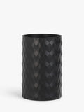John Lewis diamond design black bathroom tumbler, UK version