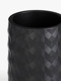 John Lewis diamond design black bathroom tumbler, UK version