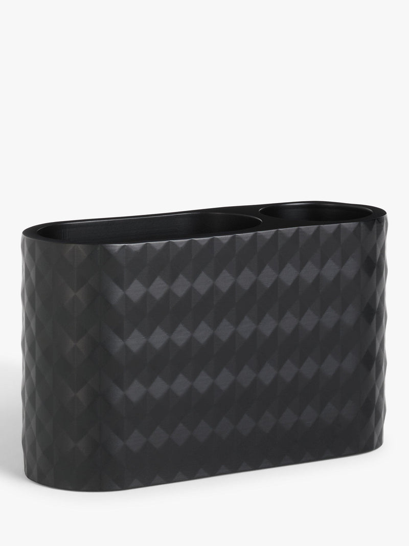 John Lewis black diamond toothbrush holder, UK version
