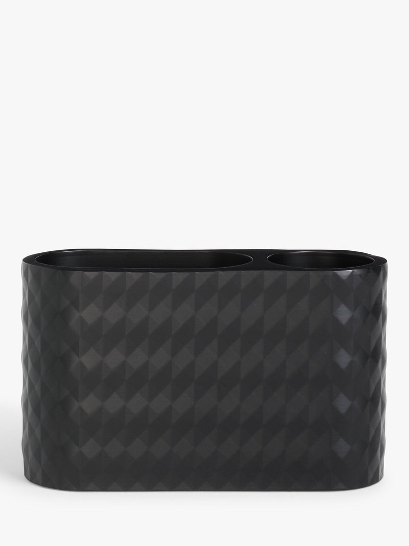 John Lewis black diamond toothbrush holder, UK version