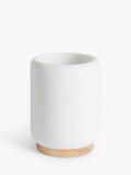 John Lewis sand effect bathroom tumbler white colour, UK version