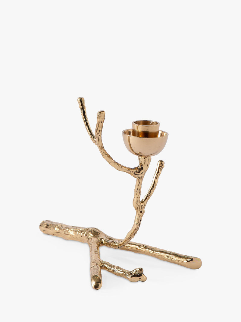 pols potten Twiggy candle holder gold brass, imported from the UK
