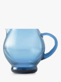 Pols potten Pum ribbed glass pitcher 2L blue, UK version