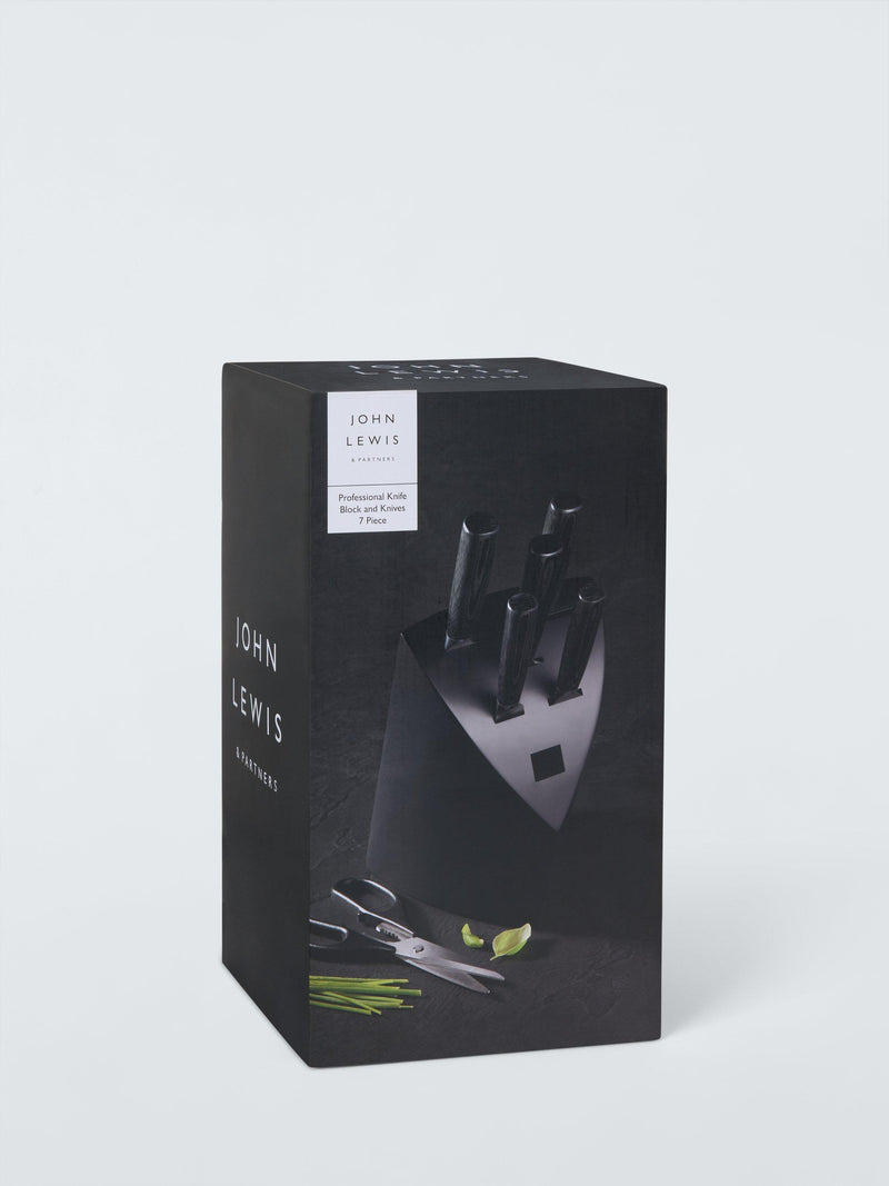John Lewis professional knife block 6 piece set - British product