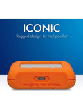 LaCie rugged external hard drive orange 5TB, UK version