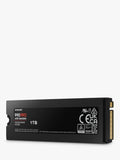 Samsung 990 PRO 1TB M.2 SSD with heatsink, UK version