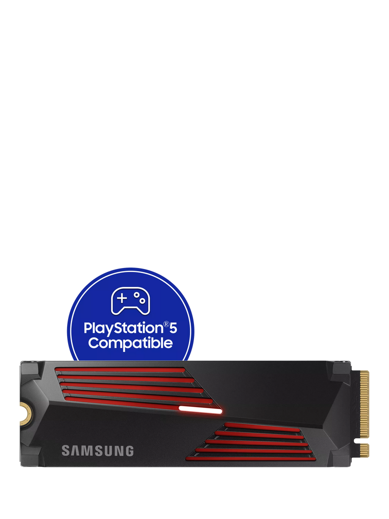 Samsung 990 PRO 2TB NVMe SSD with heatsink - British product