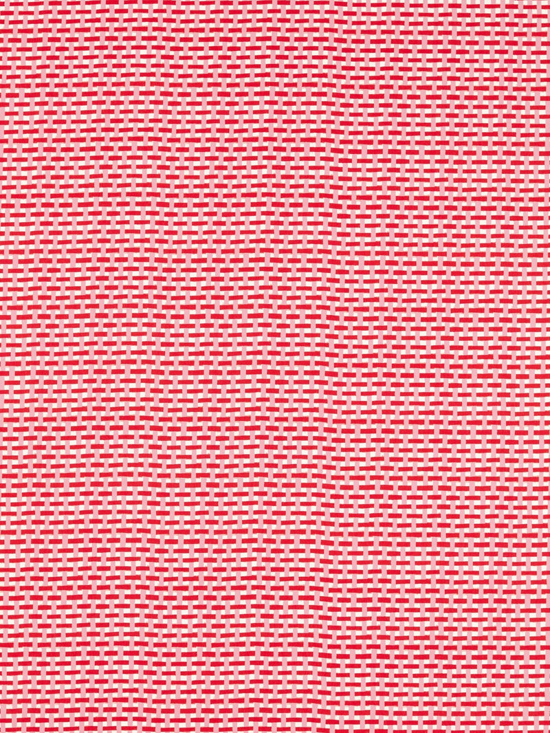 Harlequin basket weave fabric coral rose 139cm, imported from the UK