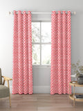 Harlequin basket weave fabric coral rose 139cm, imported from the UK