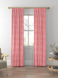 Harlequin basket weave fabric coral rose 139cm, imported from the UK