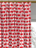 Harlequin basket weave fabric coral rose 139cm, imported from the UK