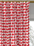 Harlequin basket weave fabric coral rose 139cm, imported from the UK