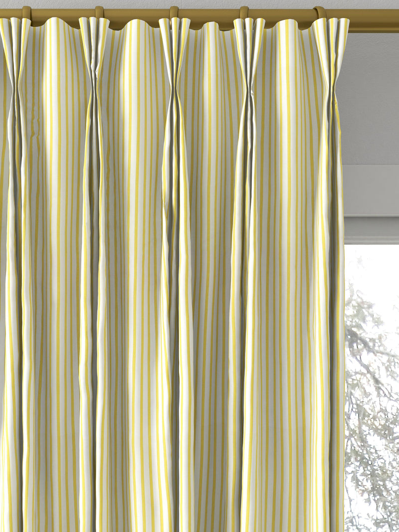 Harlequin Ribbon Stripe curtain roman blind Citrine British brand