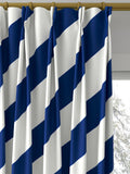 Harlequin paper straw curtains Lapis, imported from the UK