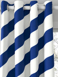 Harlequin paper straw curtains Lapis, imported from the UK