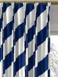 Harlequin paper straw curtains Lapis, imported from the UK