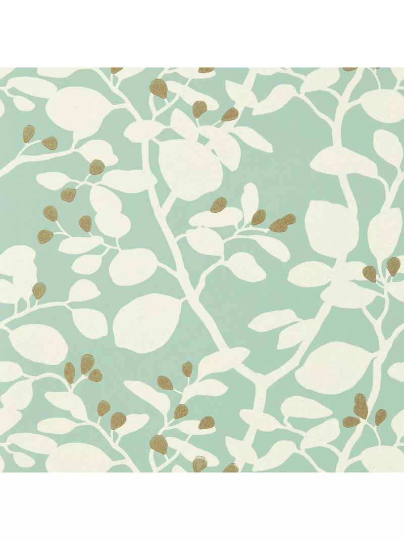 Harlequin Ardisia wallpaper with berry and branch design, UK version