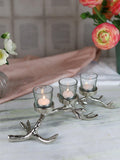 Culinary Concepts branch tealight holder silver, imported from the UK