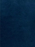Truly Flanged Square Velvet Cushion - Blue