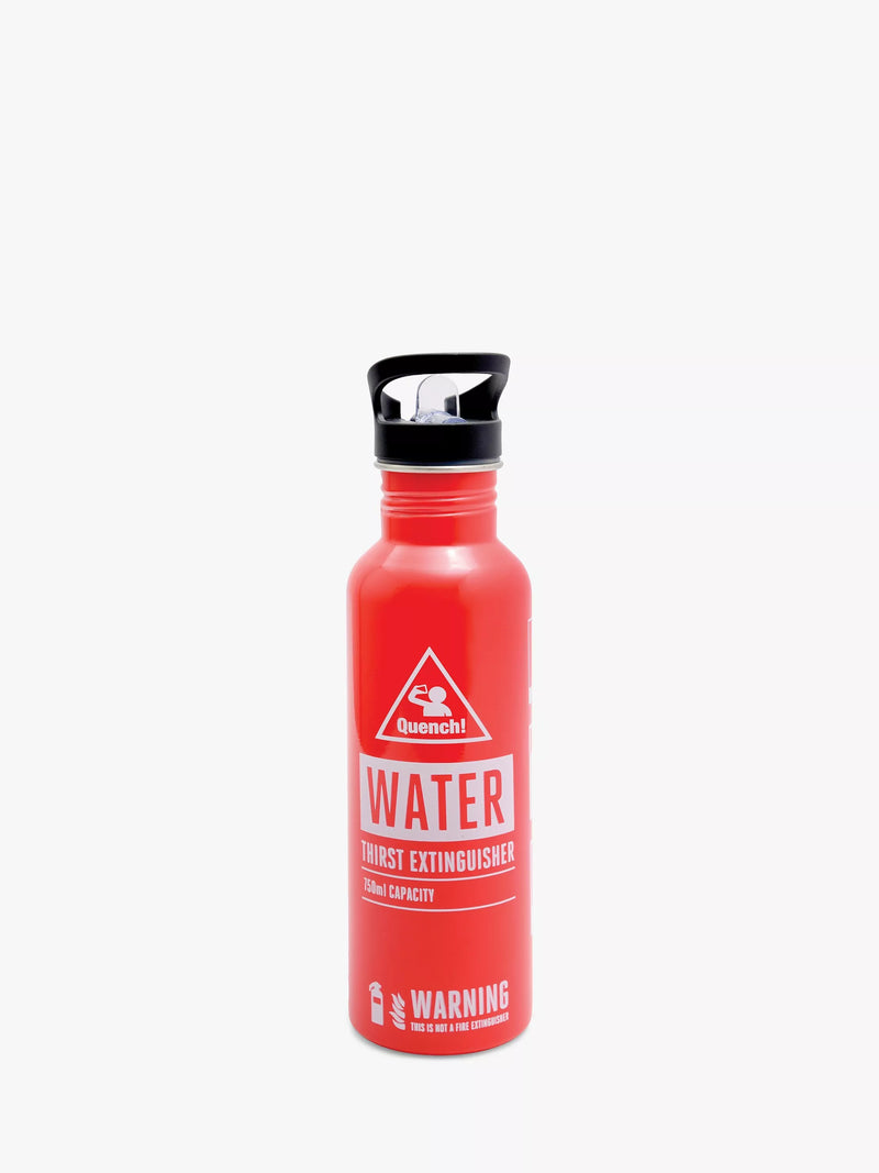Gentlemen's Hardware fire extinguisher style water bottle 750ml, UK version