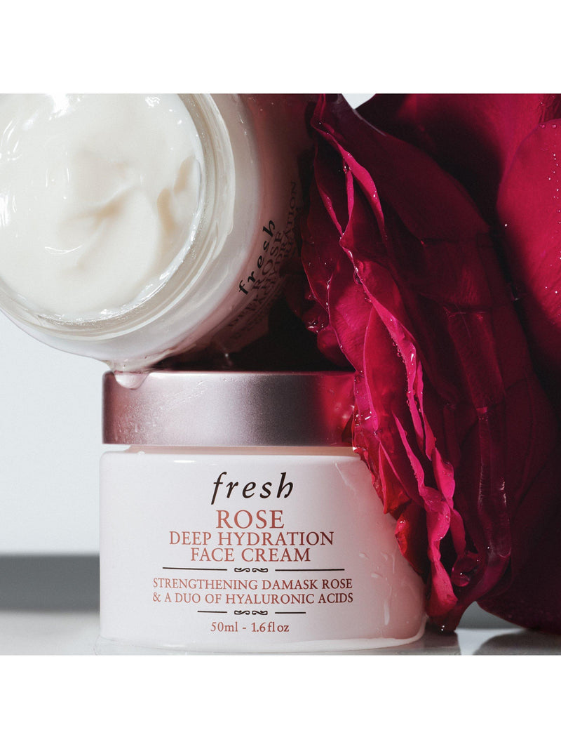Fresh rose deep hydration face cream 30ml, imported from the UK