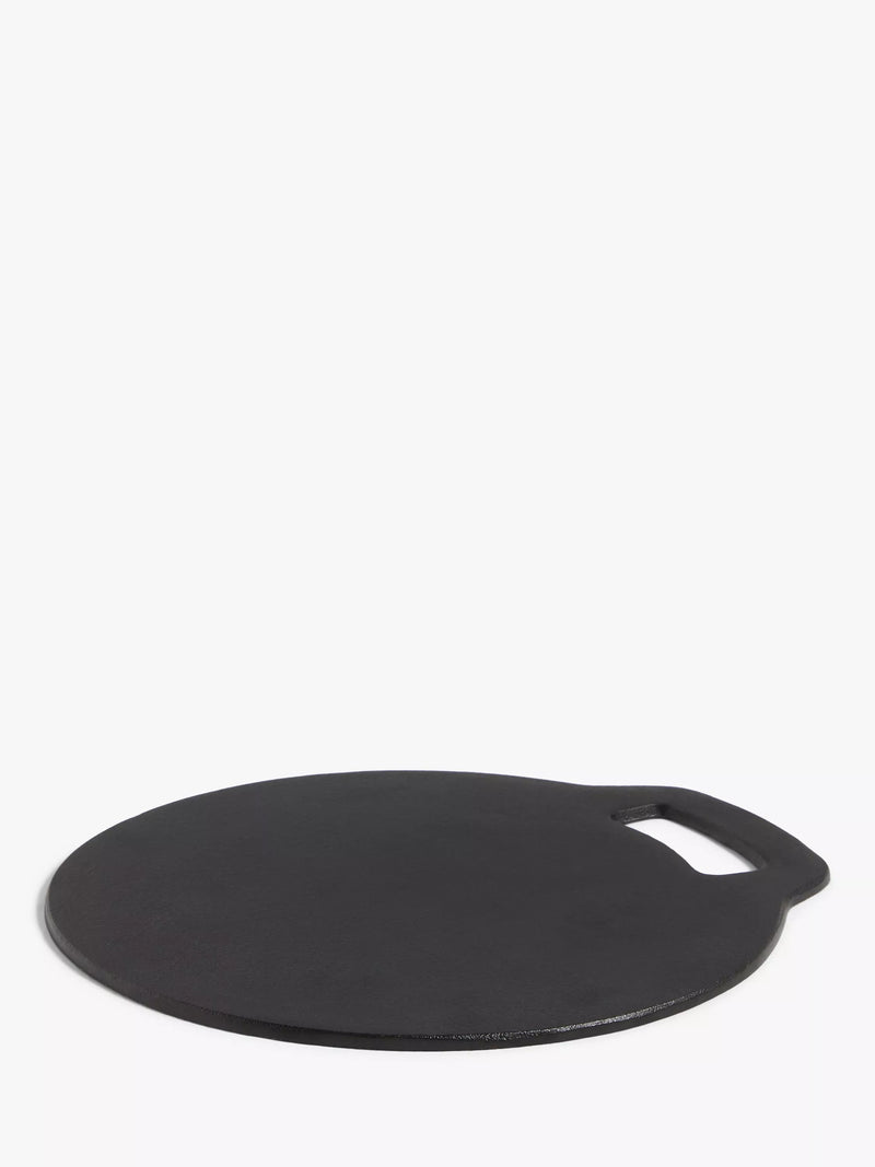 John Lewis cast iron round pizza baking stone 27cm, UK version