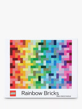 John Lewis Chronicle Books LEGO Rainbow Bricks Jigsaw Puzzle 1000 Pieces- Buy online at McGrocer