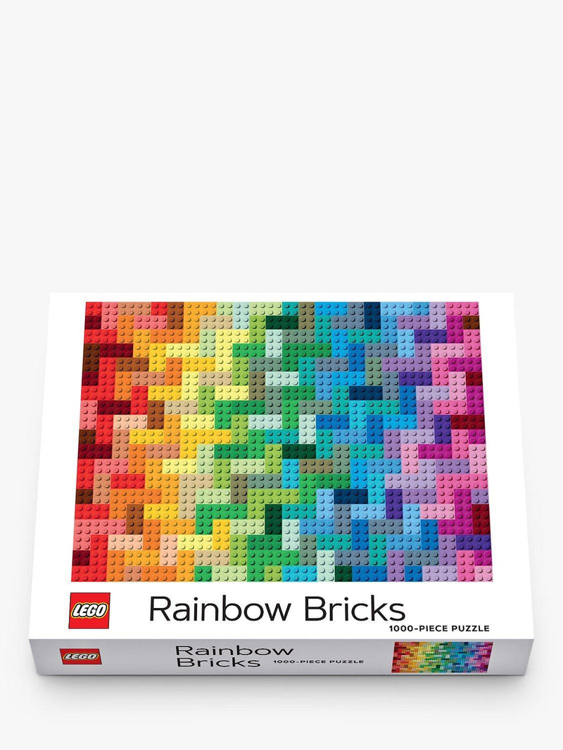 Chronicle Books LEGO Rainbow Bricks jigsaw puzzle 1000 pieces - British product