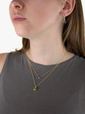 E.W Adams 9ct gold amethyst pear drop earrings - British product