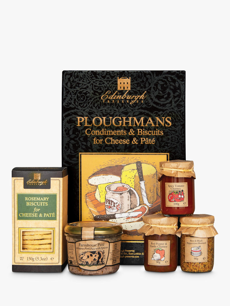 Edinburgh Preserves Ploughman's Box gift set 610g - British product