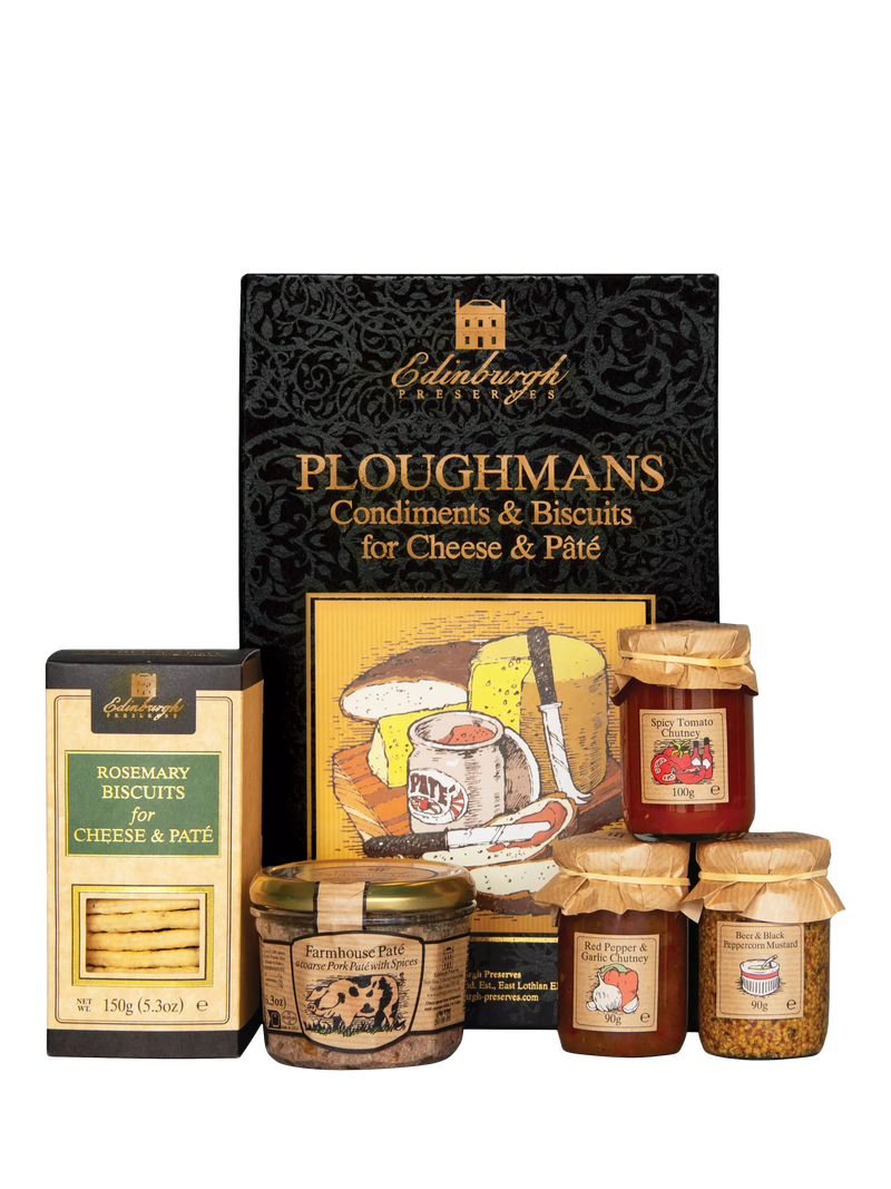 Edinburgh Preserves Ploughman's Box gift set 610g - British product