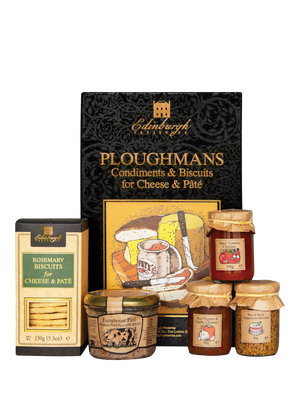 Ploughman's Lunch Gift Box with Biscuits, Chutneys, and Pate, 610g