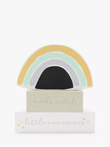John Lewis John Lewis Baby Rainbow Birth Countdown Block - Multi- Buy online at McGrocer
