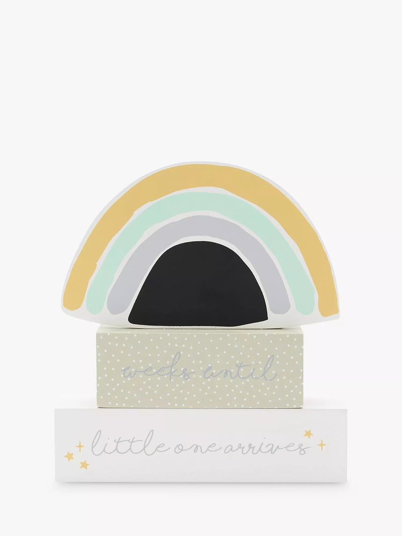 John Lewis baby rainbow countdown block (British brand)