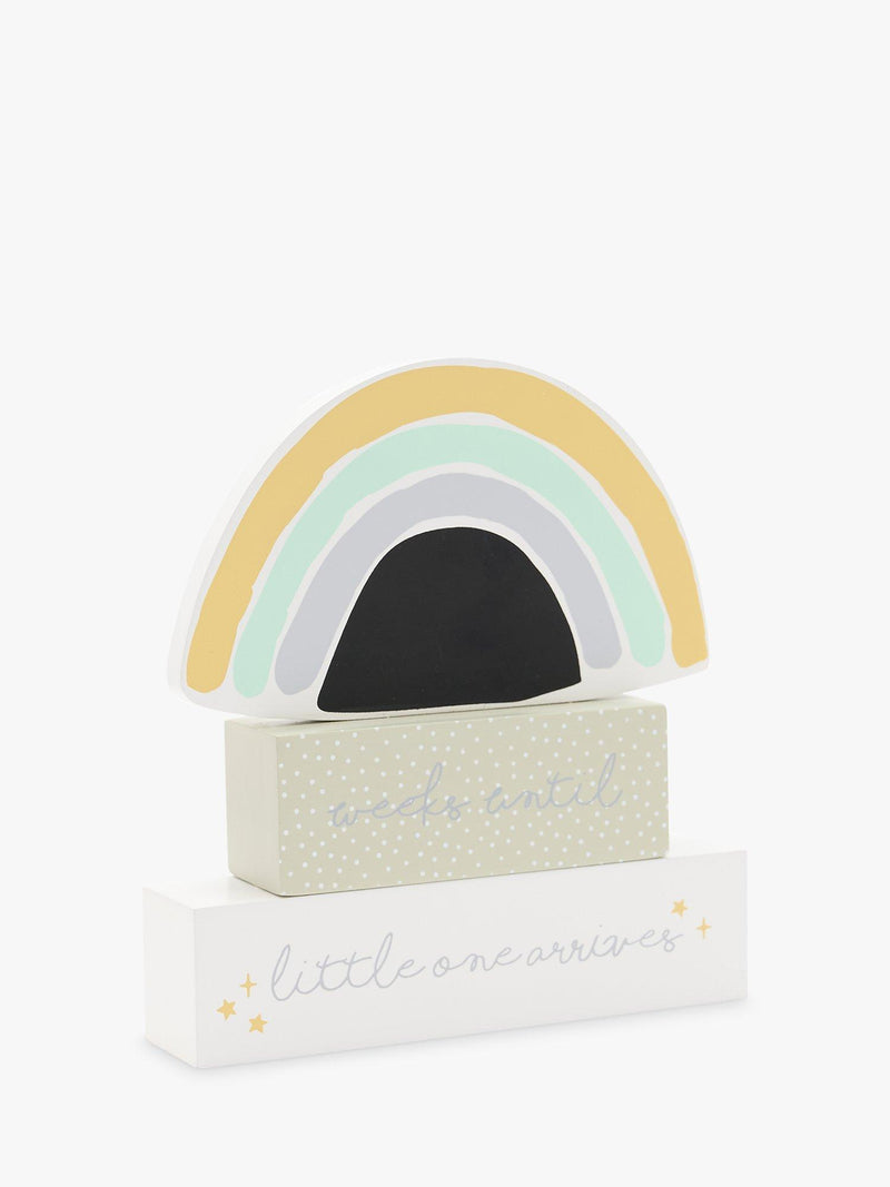 John Lewis baby rainbow countdown block (British brand)