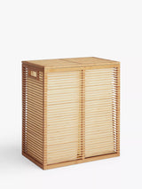 John Lewis John Lewis Bamboo Double Laundry Basket, Natural- Buy online at McGrocer