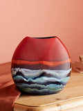 Poole Pottery Horizon Purse Vase H20cm, imported from the UK