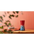 Poole Pottery hourglass vase Red Multi 24cm, imported from the UK